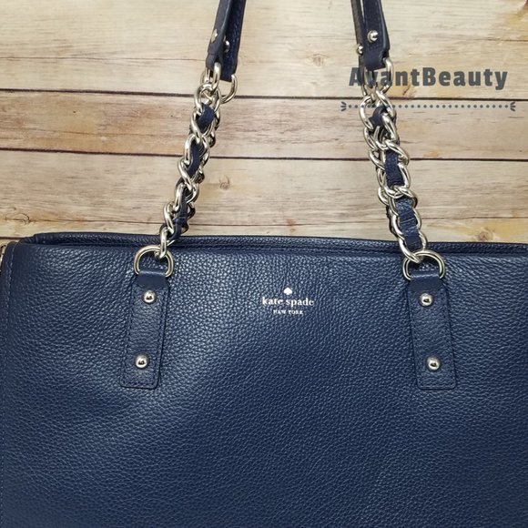 Andee Cobble Hill Kate Spade Shoulder Tote Blue - Picture 2 of 16